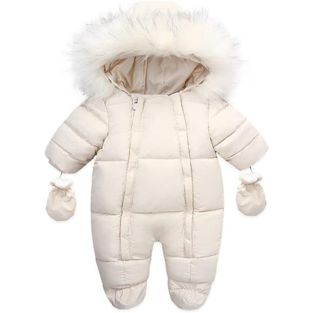 Baby Girl Winter Snowsuit Toddler Jacket Clothes For Boy Infant Jumpsuit